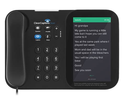 Clear captions phone - 8:00am-10:00pm ETMonday – Friday. ClearCaptions is available in the United States and its territories only. FEDERAL LAW PROHIBITS ANYONE BUT REGISTERED USERS WITH HEARING LOSS FROM USING INTERNET PROTOCOL (IP) CAPTIONED TELEPHONES WITH THE CAPTIONS TURNED …